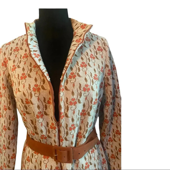 VINTAGE 1960’s Henry Lee knit belted dress MINT CONDITION! - Picture 5 of 10